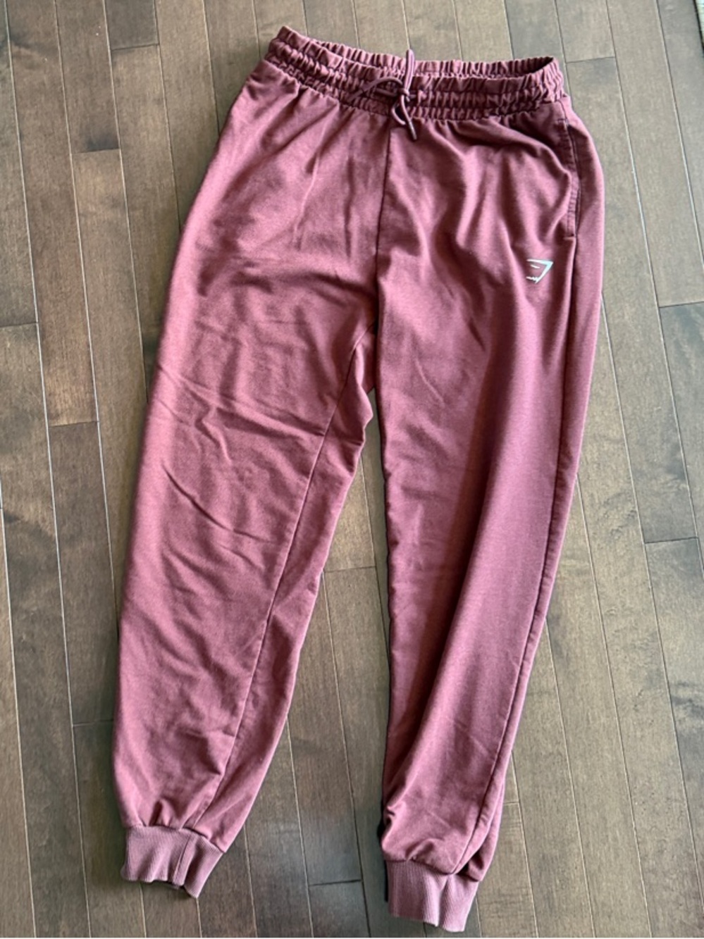 Gymshark joggers - small women’s. Color is maroon/ brown
